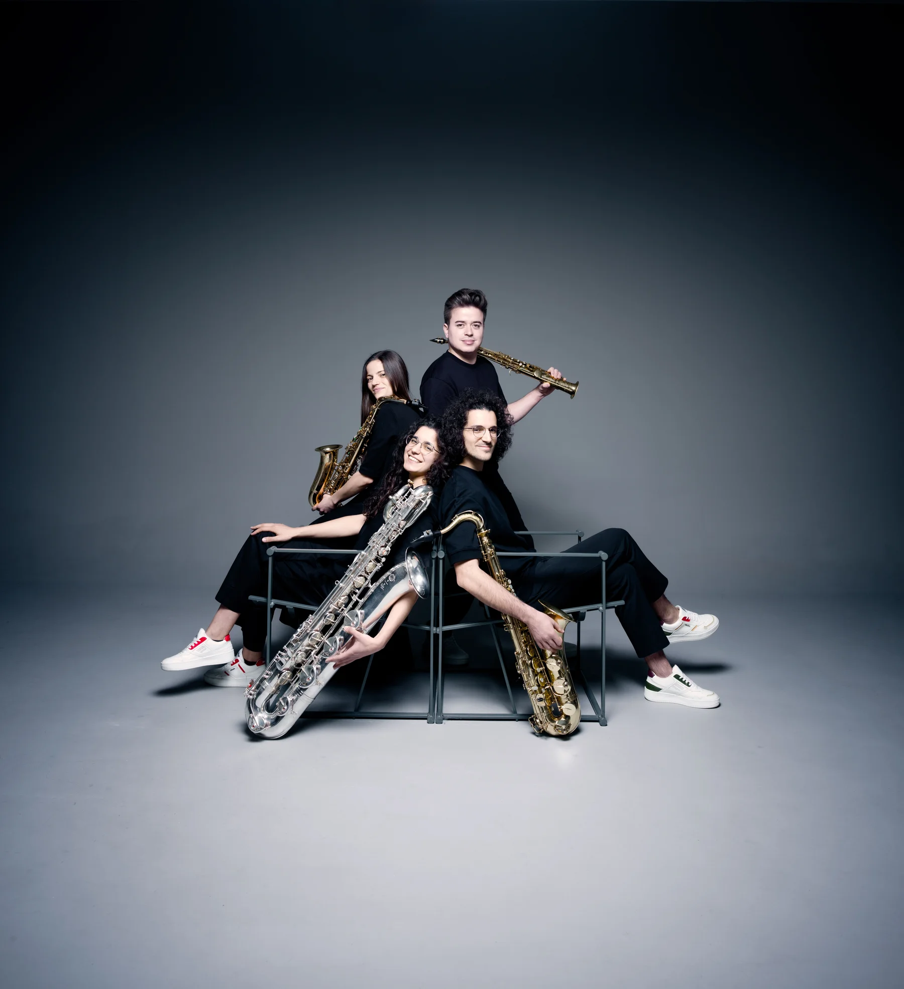 Daniel Ferreira, Catarina Gomes, Pedro Silva and Mafalda Oliveira — Maat Saxophone Quartet